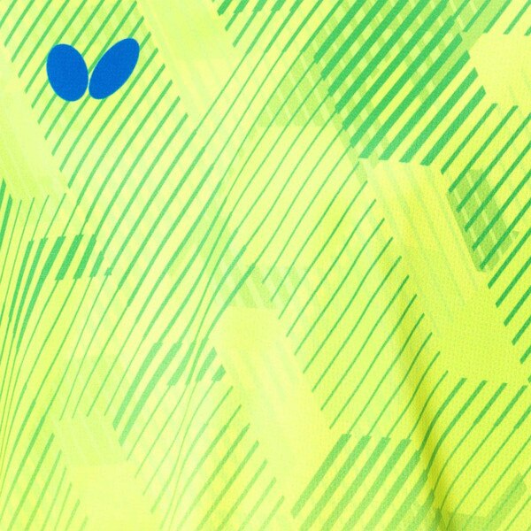 Butterfly Reseine Shirt - Light Green - Chest Close-Up